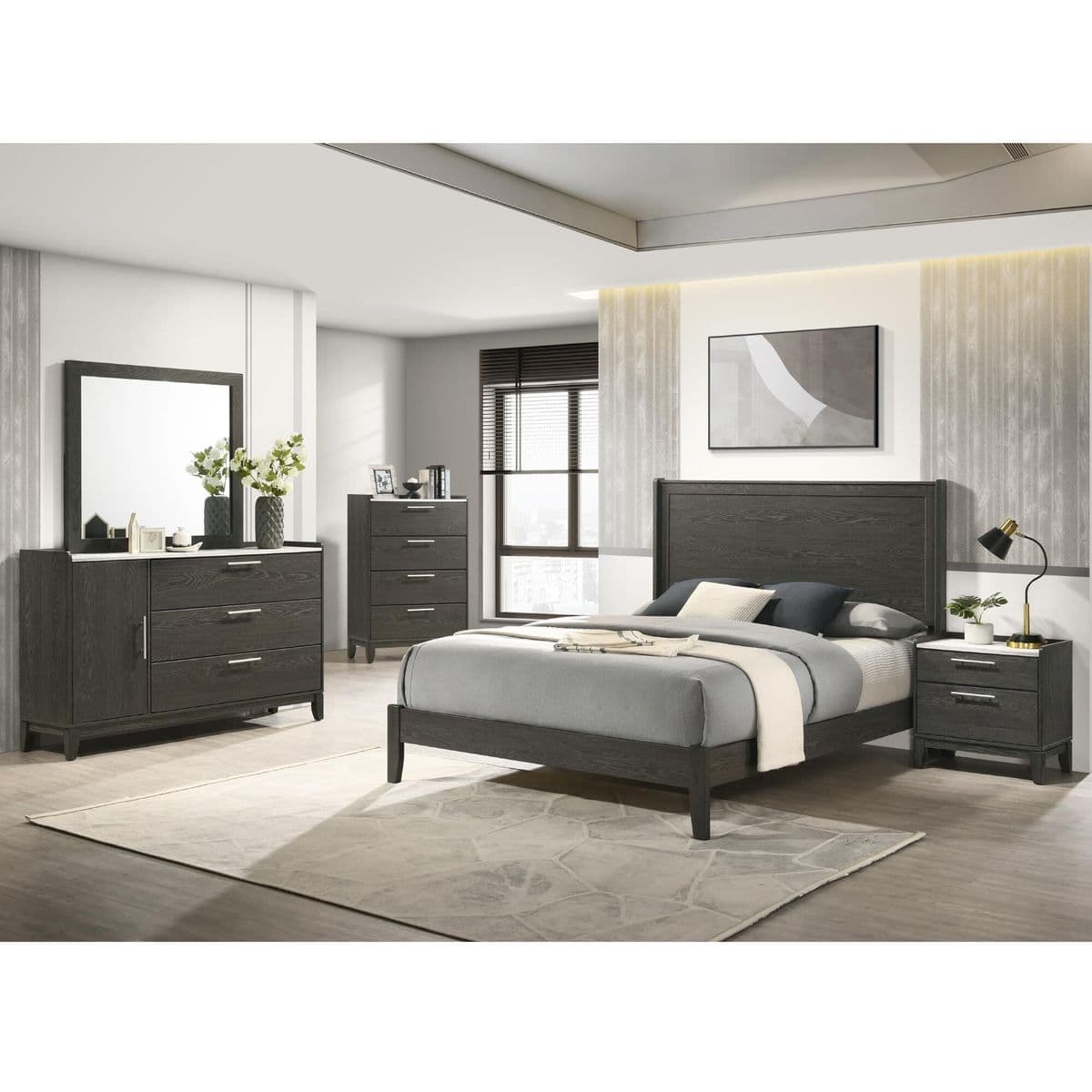 HD10 Grey Bed Complete