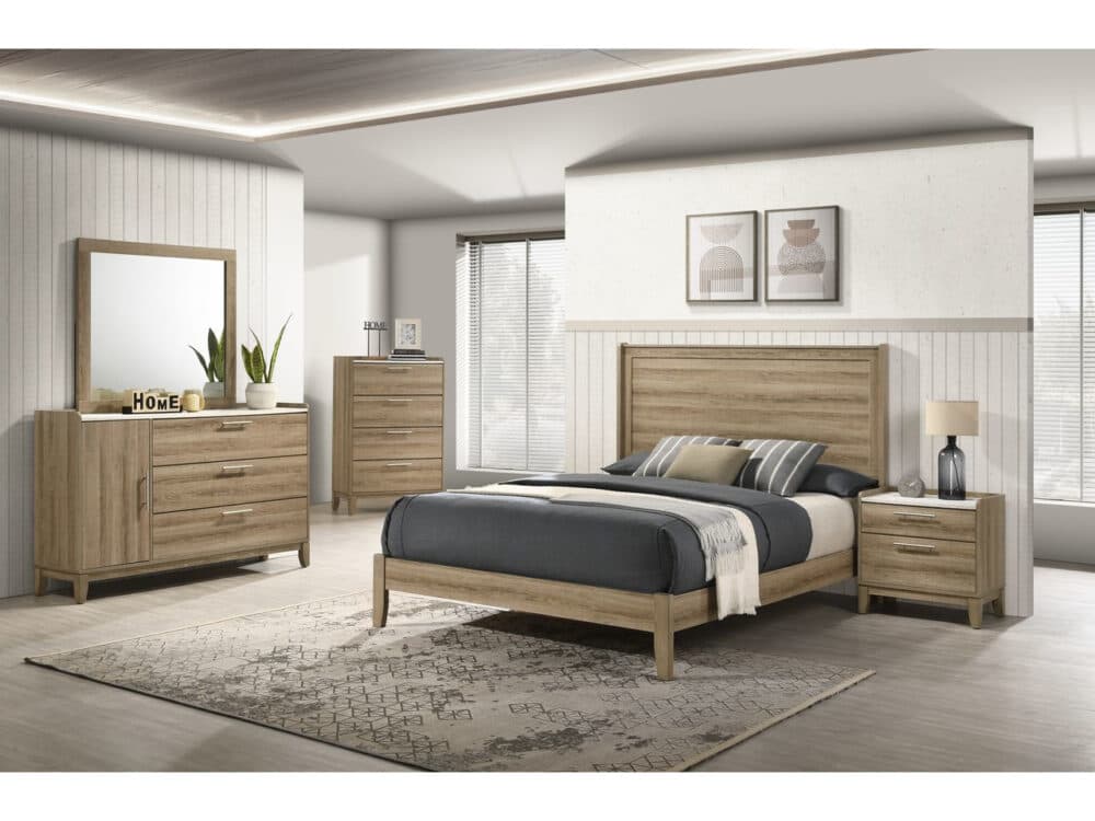 HD102 Brown Bed Complete