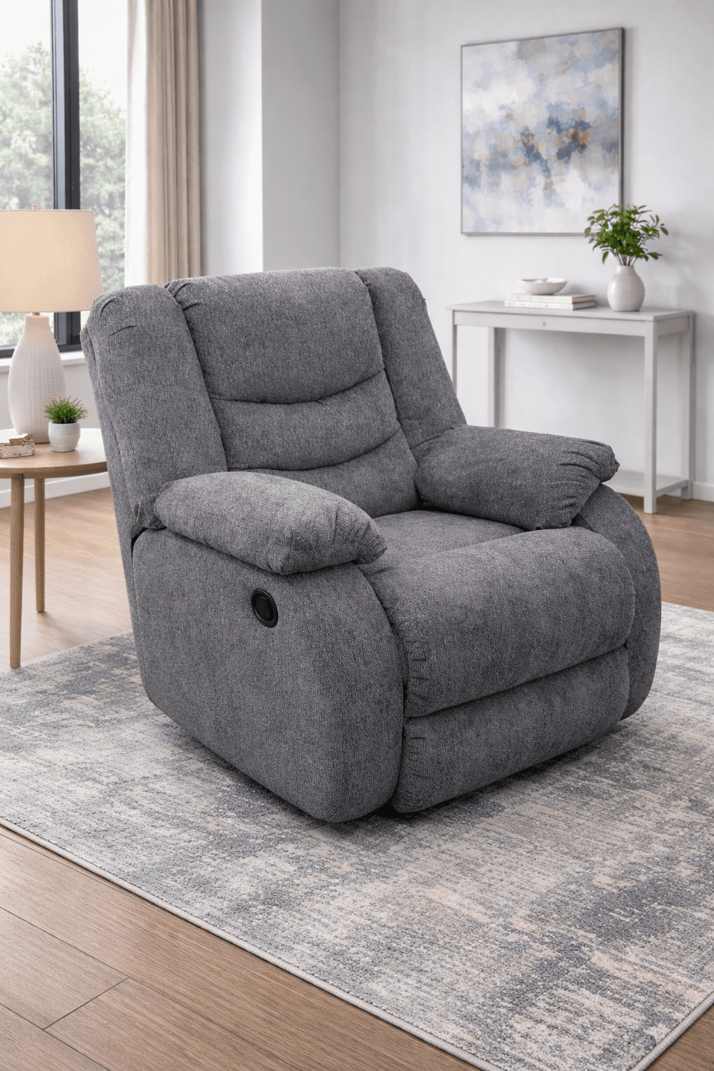Grey Recliner Chair